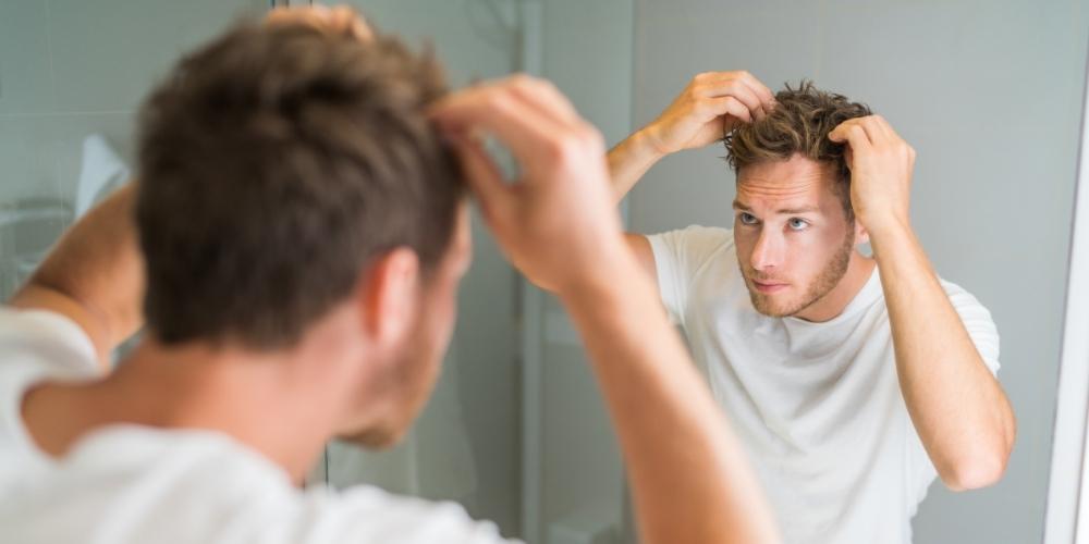 stop oily hair men