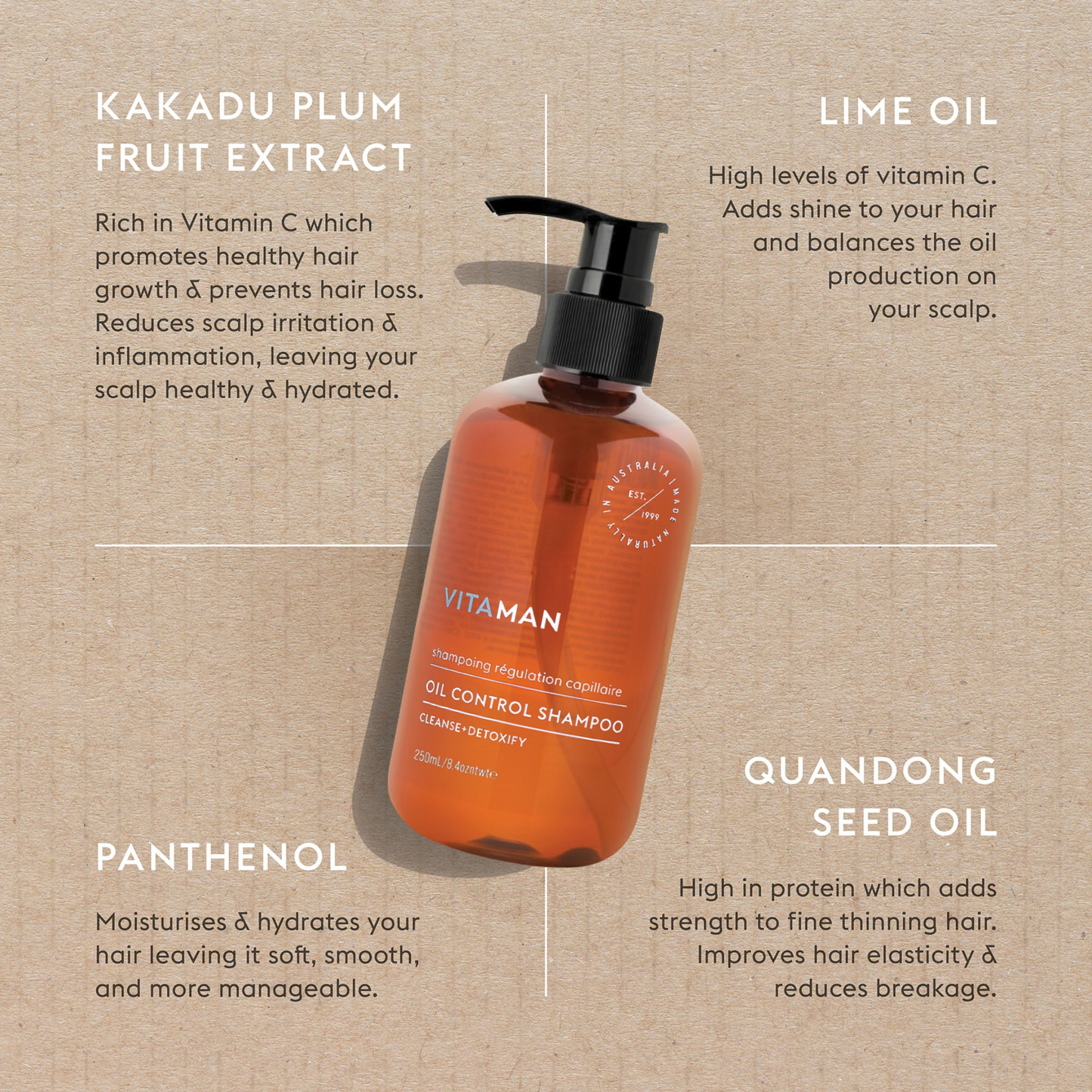 Oil Control Shampoo 8.4 FL OZ