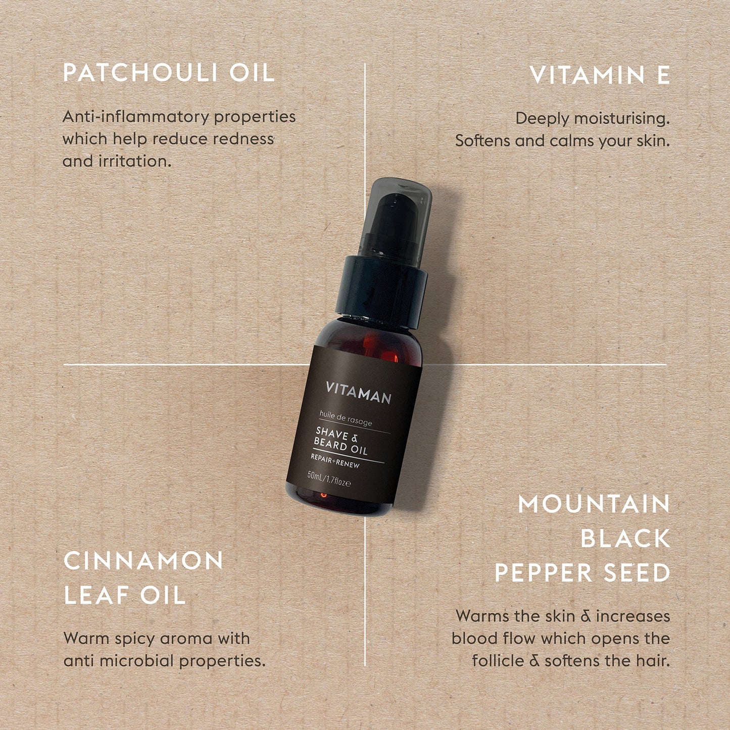Shave & Beard Oil 1.1 FL OZ